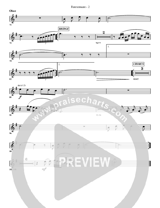 Forevermore Oboe (G3 Worship)