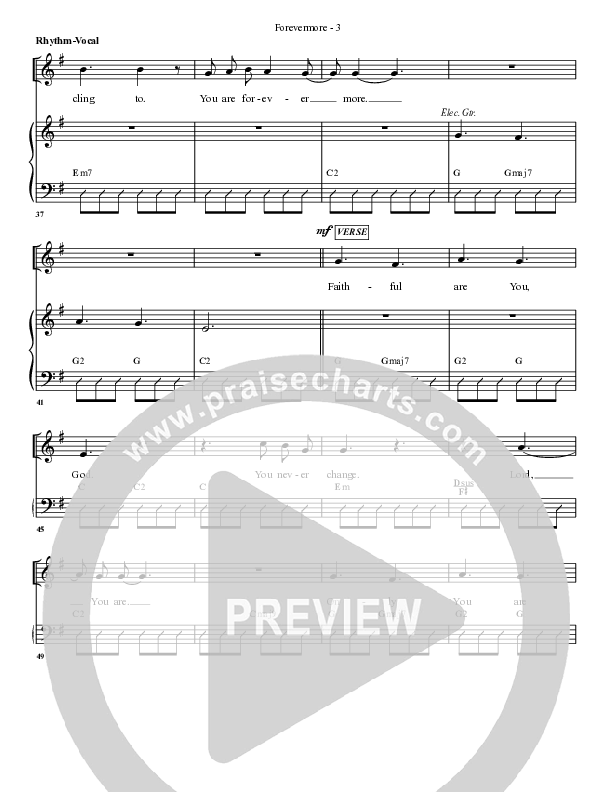 Forevermore Rhythm/Vocal (G3 Worship)