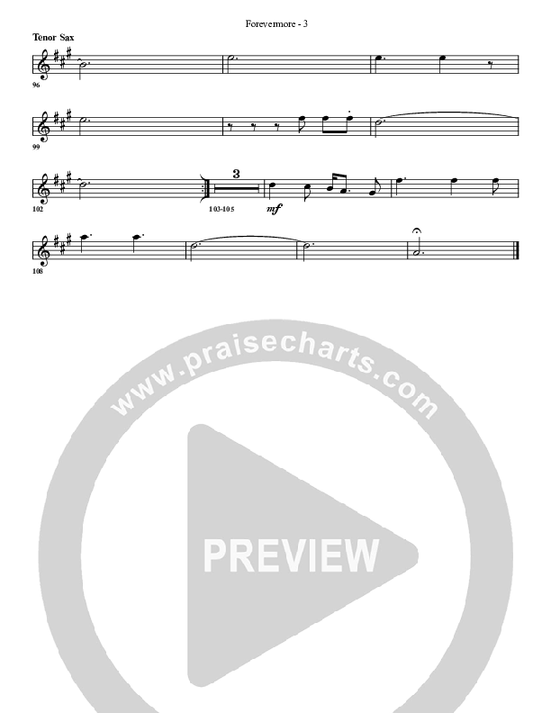 Forevermore Tenor Sax 2 (G3 Worship)