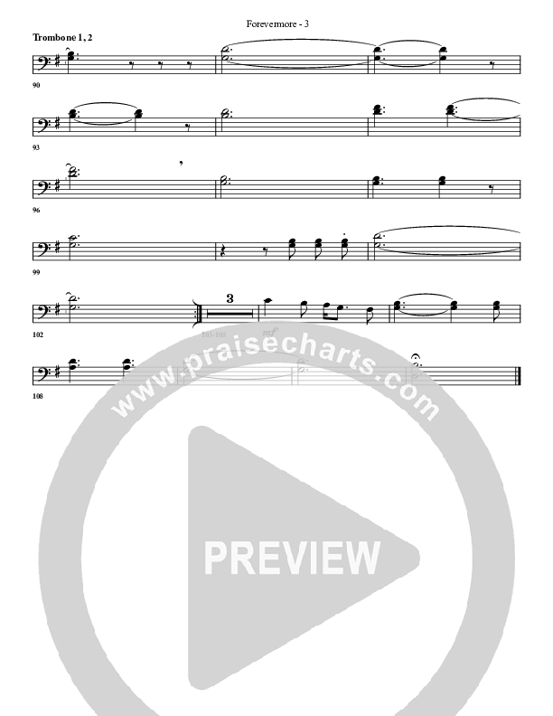 Forevermore Trombone 1/2 (G3 Worship)