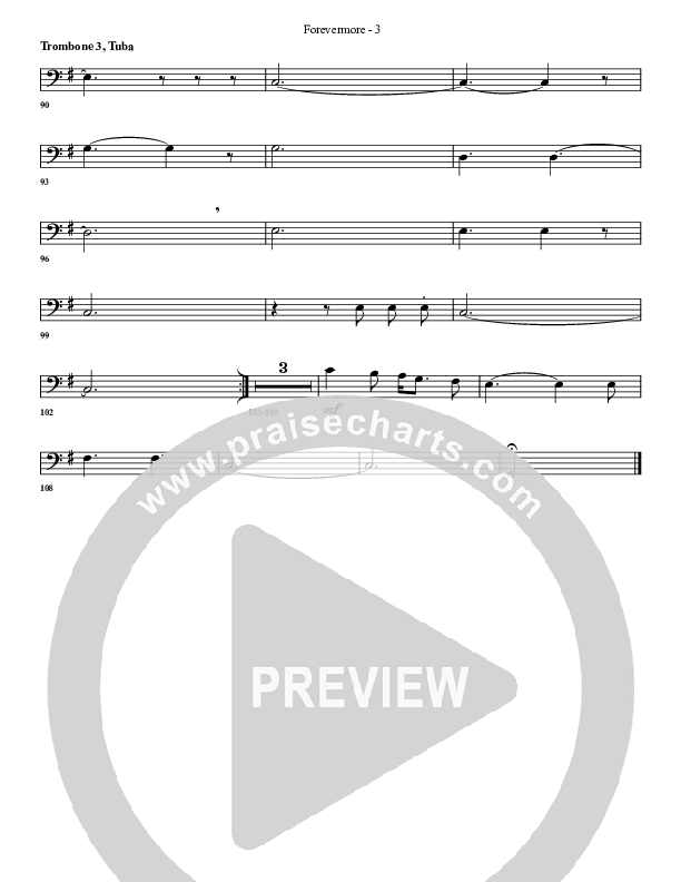 Forevermore Trombone 3/Tuba (G3 Worship)