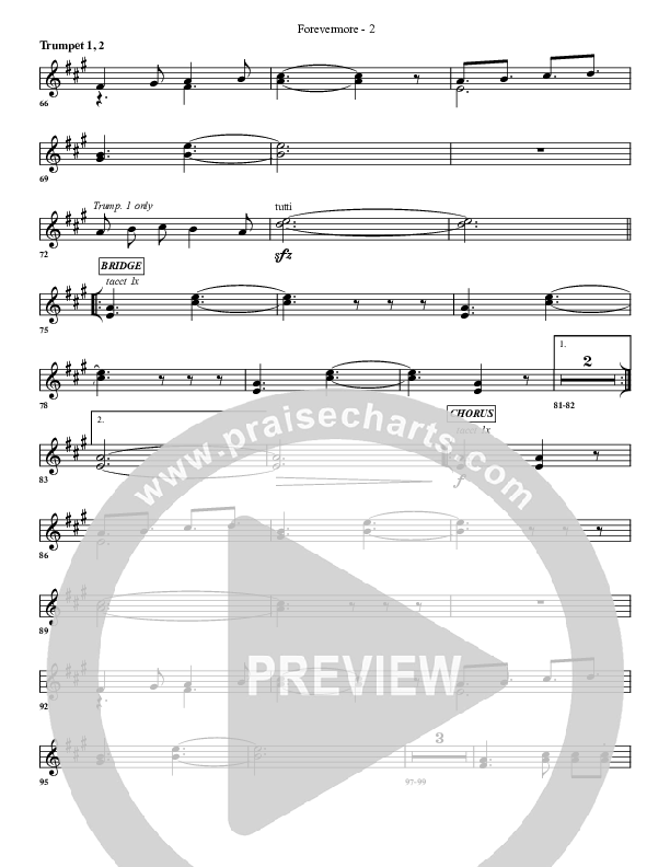 Forevermore Trumpet 1,2 (G3 Worship)