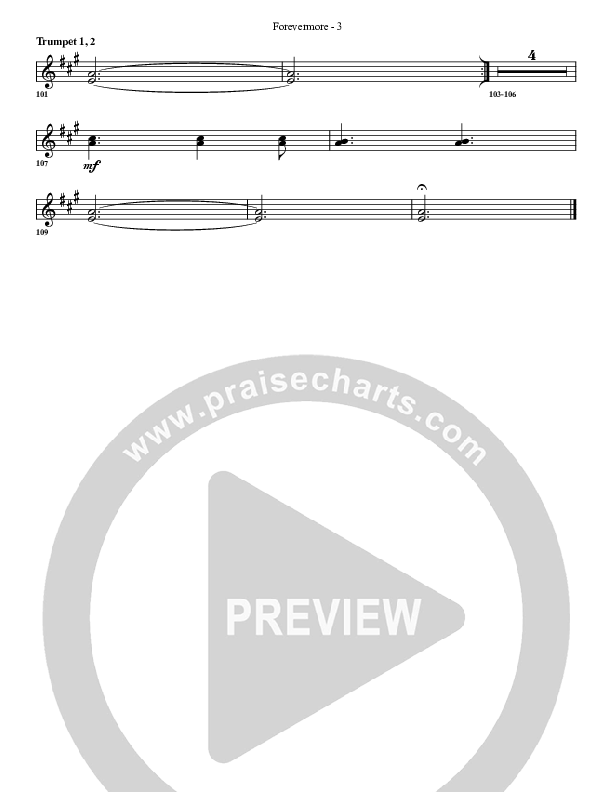 Forevermore Trumpet 1,2 (G3 Worship)