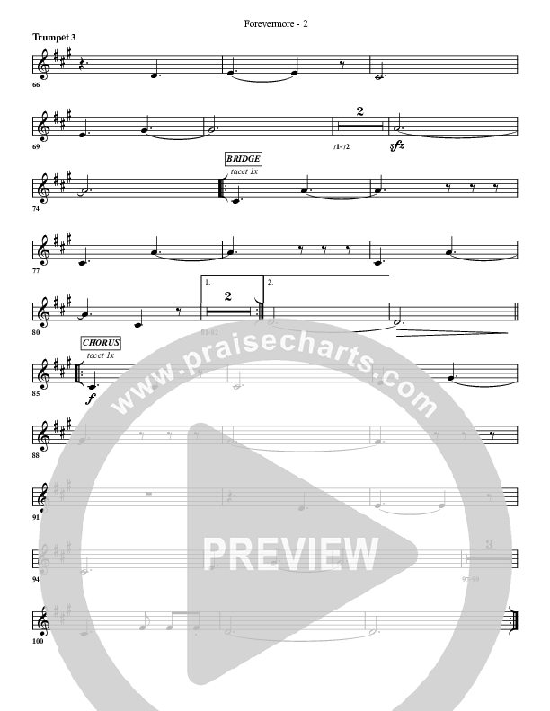 Forevermore Trumpet 3 (G3 Worship)