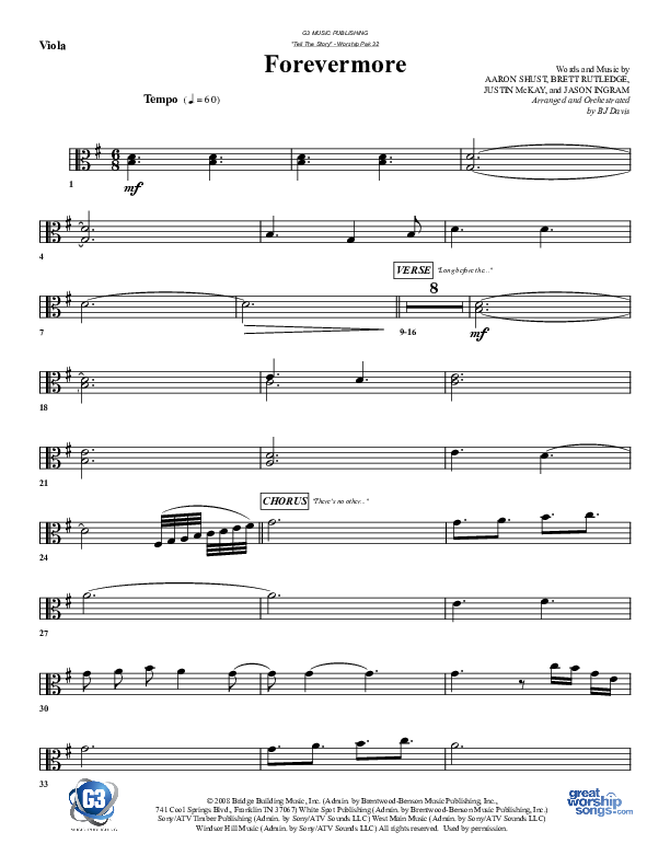 Forevermore Viola (G3 Worship)