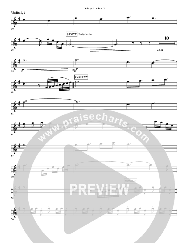 Forevermore Violin 1/2 (G3 Worship)