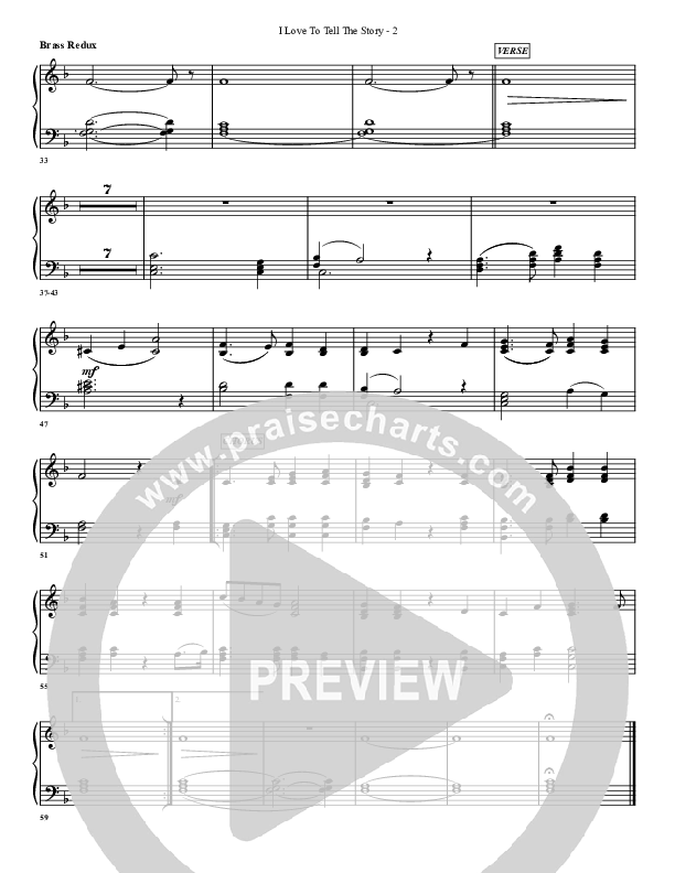 I Love To Tell The Story Synth Brass (G3 Worship)