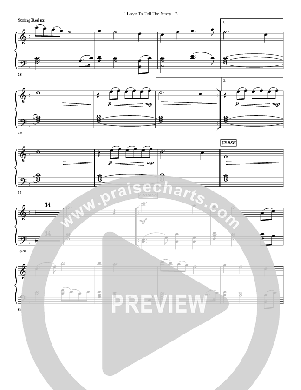 I Love To Tell The Story Synth Strings (G3 Worship)