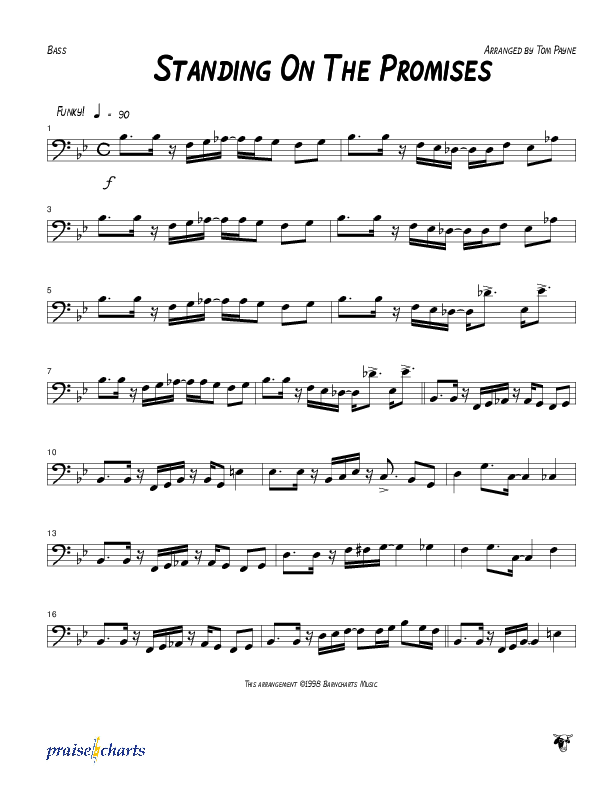 Standing On The Promises (Instrumental) Double Bass (Tom Payne)