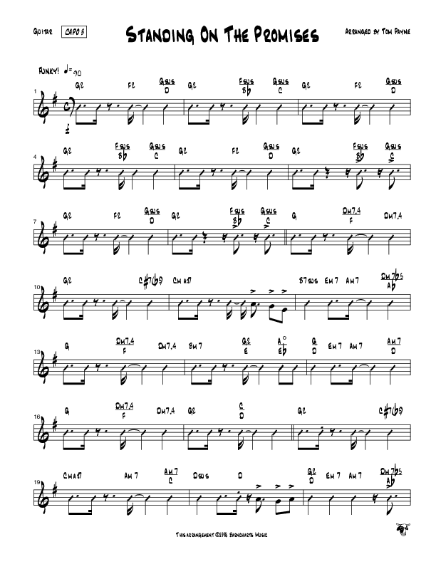 Standing On The Promises (Instrumental) Guitar (Tom Payne)
