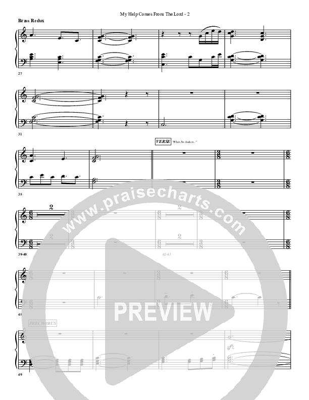 My Help Comes From The Lord Synth Brass (G3 Worship)