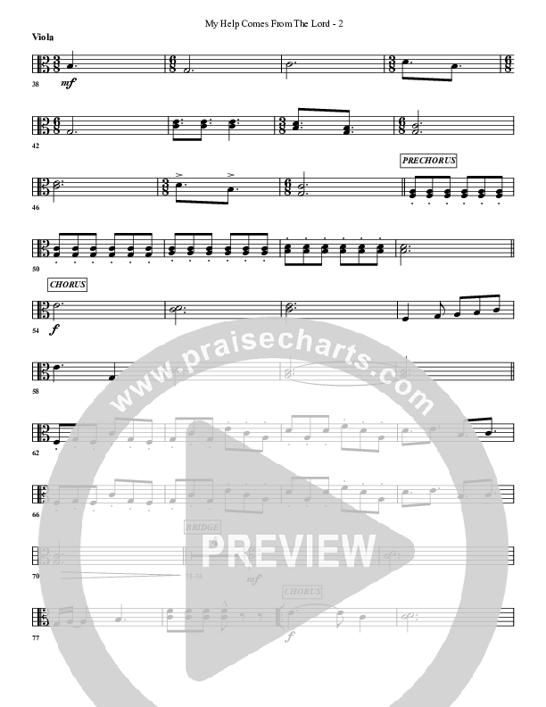 My Help Comes From The Lord Viola (G3 Worship)