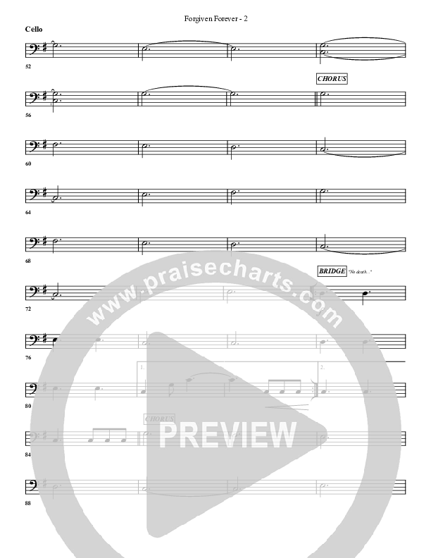 Forgiven Forever Cello (G3 Worship)