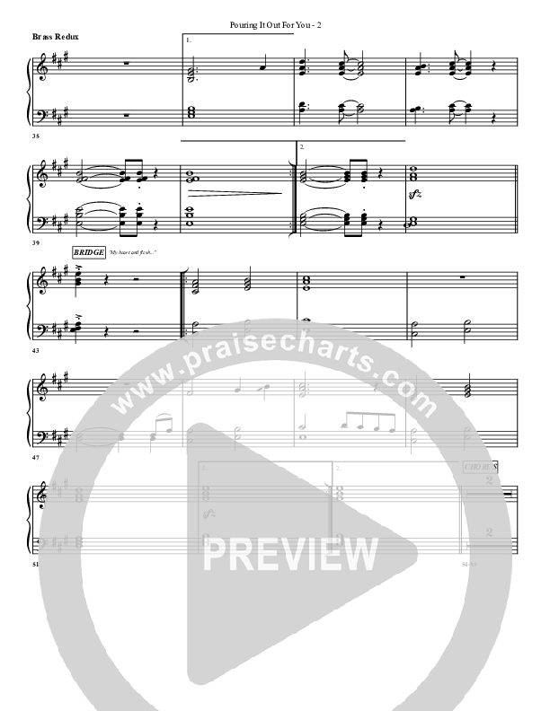 Pouring It Out For You Synth Brass (G3 Worship)