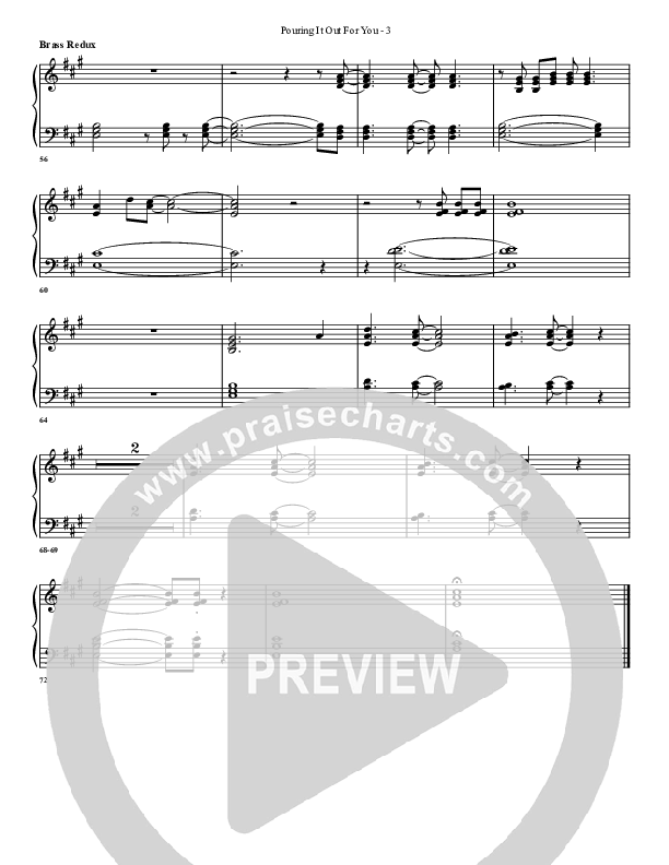 Pouring It Out For You Synth Brass (G3 Worship)