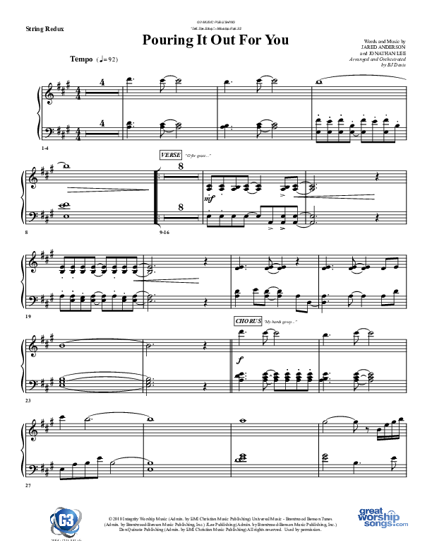 Pouring It Out For You Synth Strings (G3 Worship)