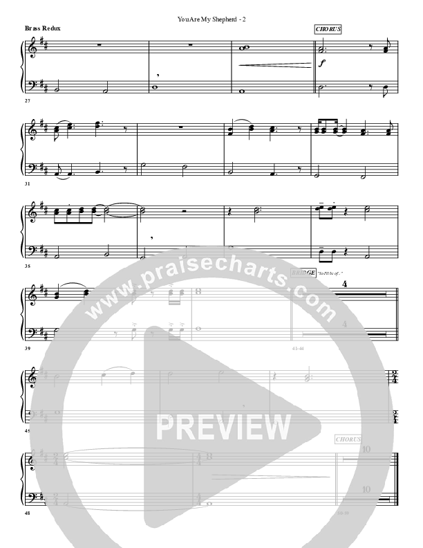 You Are My Shepherd Synth Brass (G3 Worship)