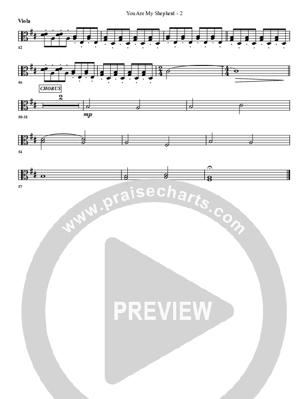 You Are My Shepherd Viola (G3 Worship)