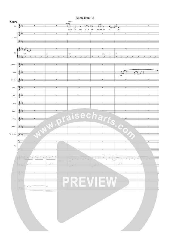 Adore Him Orchestration (G3 Worship)