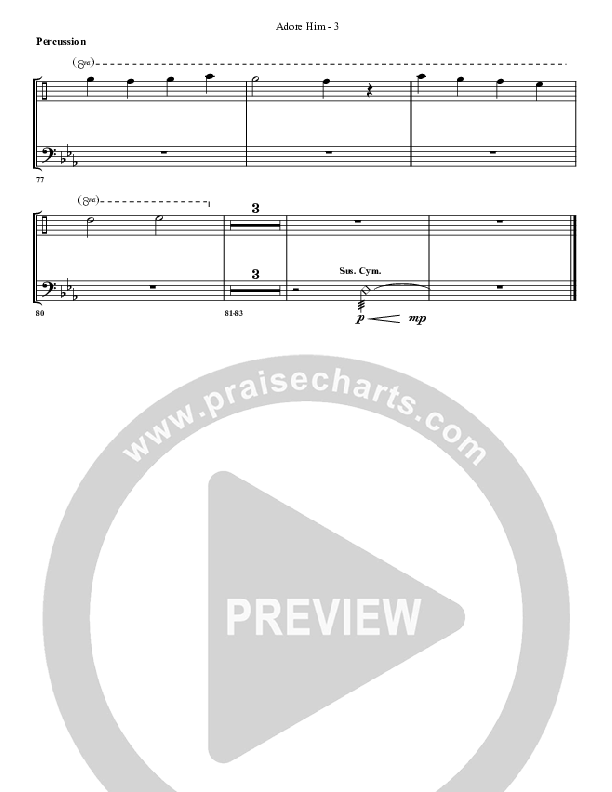 Adore Him Percussion (G3 Worship)