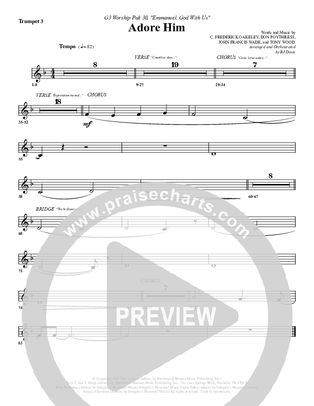 Adore Him Trumpet 3 (G3 Worship)