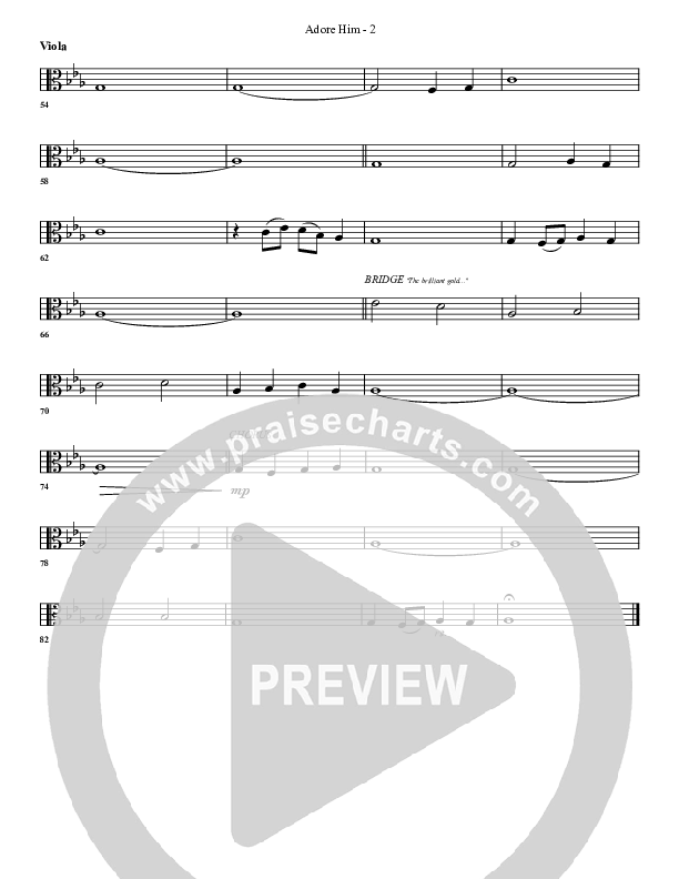 Adore Him Viola (G3 Worship)