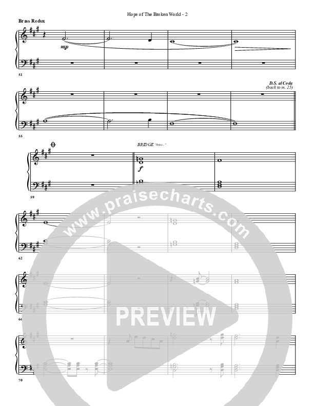 Hope Of The Broken World Synth Brass (G3 Worship)