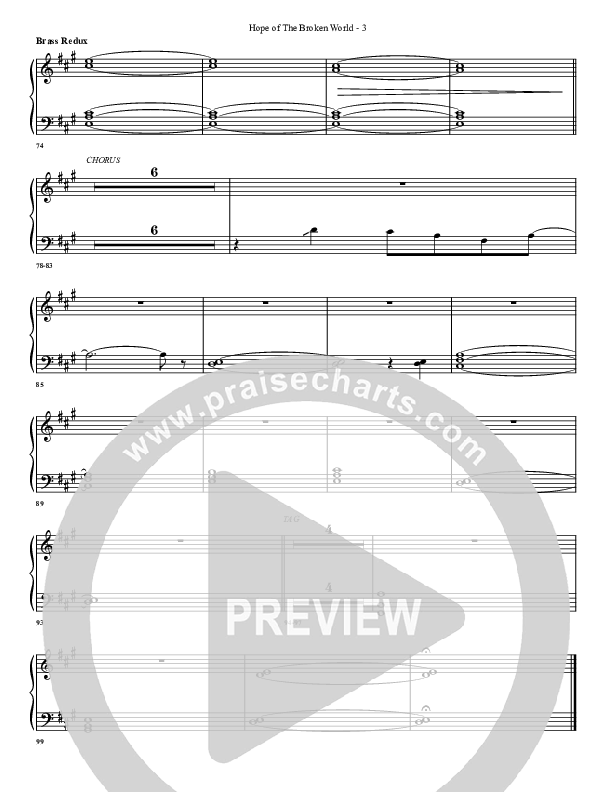 Hope Of The Broken World Synth Brass (G3 Worship)