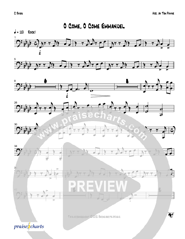 O Come O Come Emmanuel (Instrumental) Contrabass (Tom Payne)