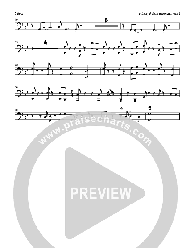 O Come O Come Emmanuel (Instrumental) Contrabass (Tom Payne)