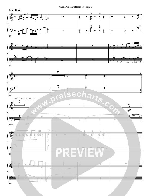 Angels We Have Heard On High Synth Brass (G3 Worship)