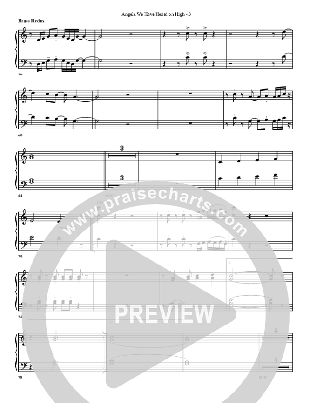 Angels We Have Heard On High Synth Brass (G3 Worship)