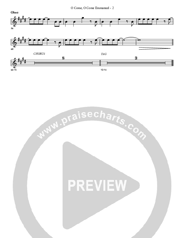 O Come O Come Emmanuel (with The One Who Saves) Oboe (G3 Worship)