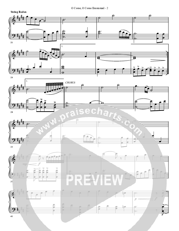 O Come O Come Emmanuel (with The One Who Saves) Synth Strings (G3 Worship)