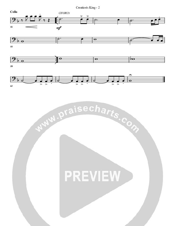 Creation's King Cello (G3 Worship)