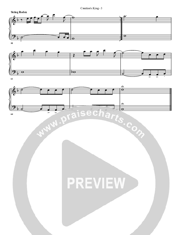 Creation's King Synth Strings (G3 Worship)