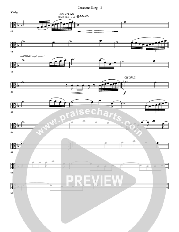 Creation's King Viola (G3 Worship)