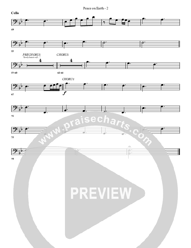 Peace On Earth Cello (G3 Worship)