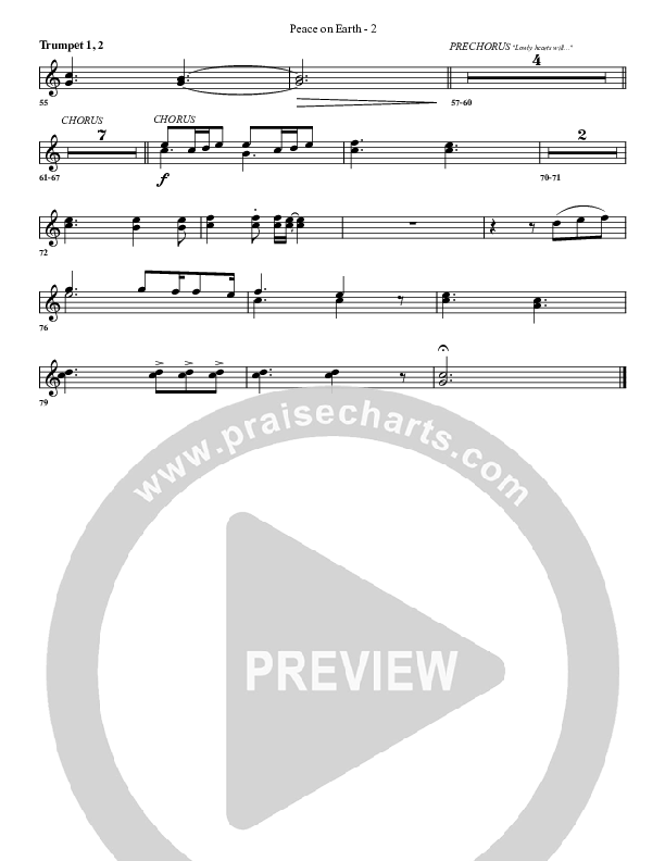 Peace On Earth Trumpet 1,2 (G3 Worship)