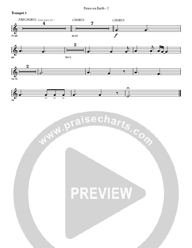 Peace On Earth Trumpet 3 (G3 Worship)