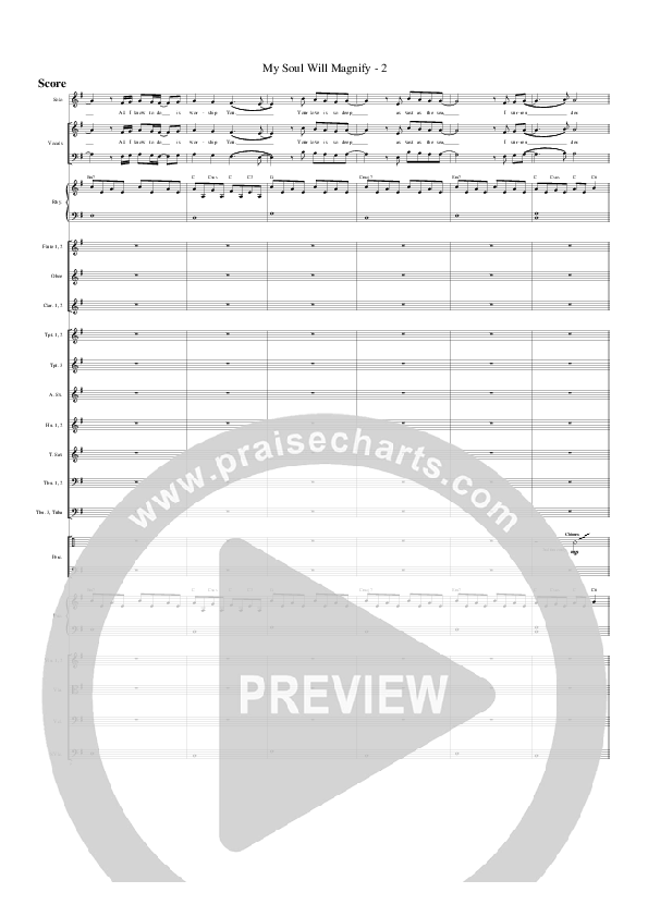 My Soul Will Magnify Orchestration (G3 Worship)