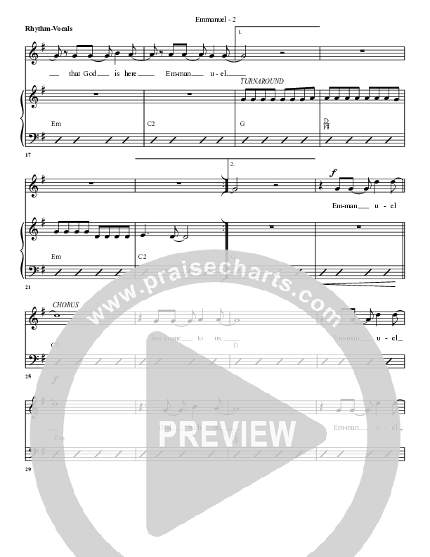 Emmanuel Rhythm/Vocal (G3 Worship)