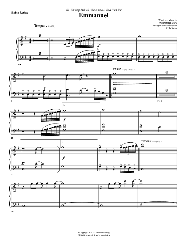 Emmanuel Synth Strings (G3 Worship)