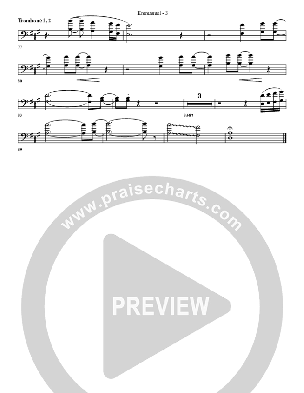 Emmanuel Trombone 1/2 (G3 Worship)