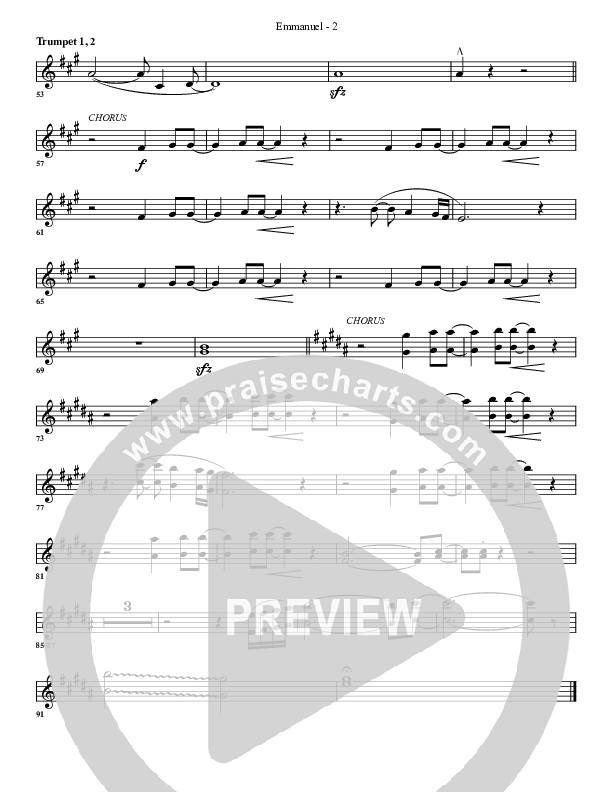 Emmanuel Trumpet 1,2 (G3 Worship)