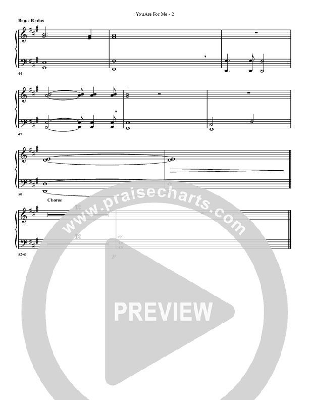 You Are For Me Synth Brass (G3 Worship)