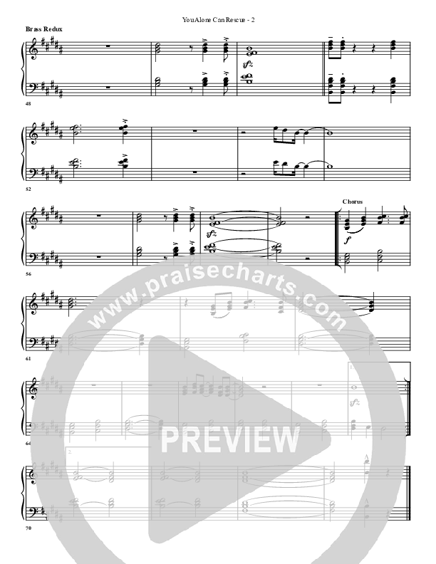 You Alone Can Rescue Synth Brass (G3 Worship)