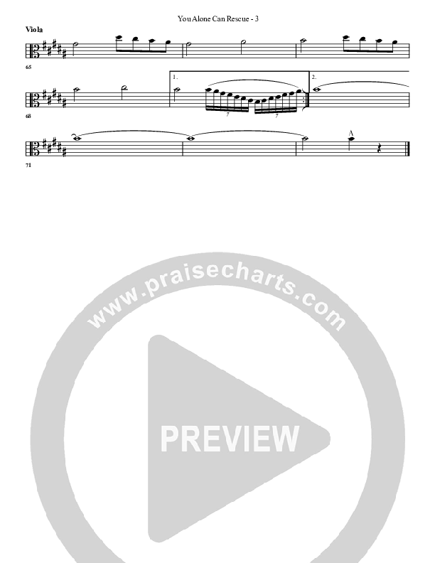 You Alone Can Rescue Viola (G3 Worship)