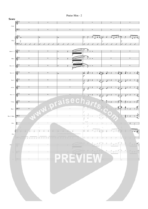 Praise Him Conductor's Score (G3 Worship)