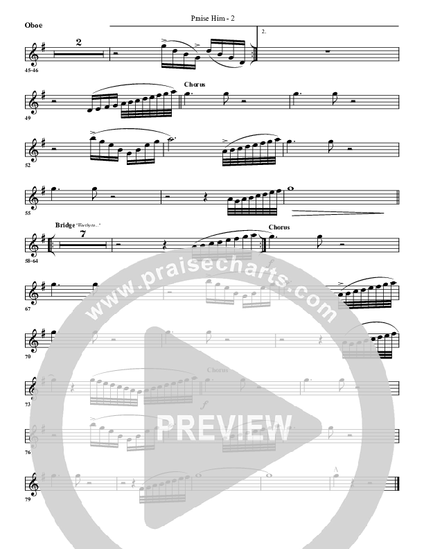 Praise Him Oboe (G3 Worship)